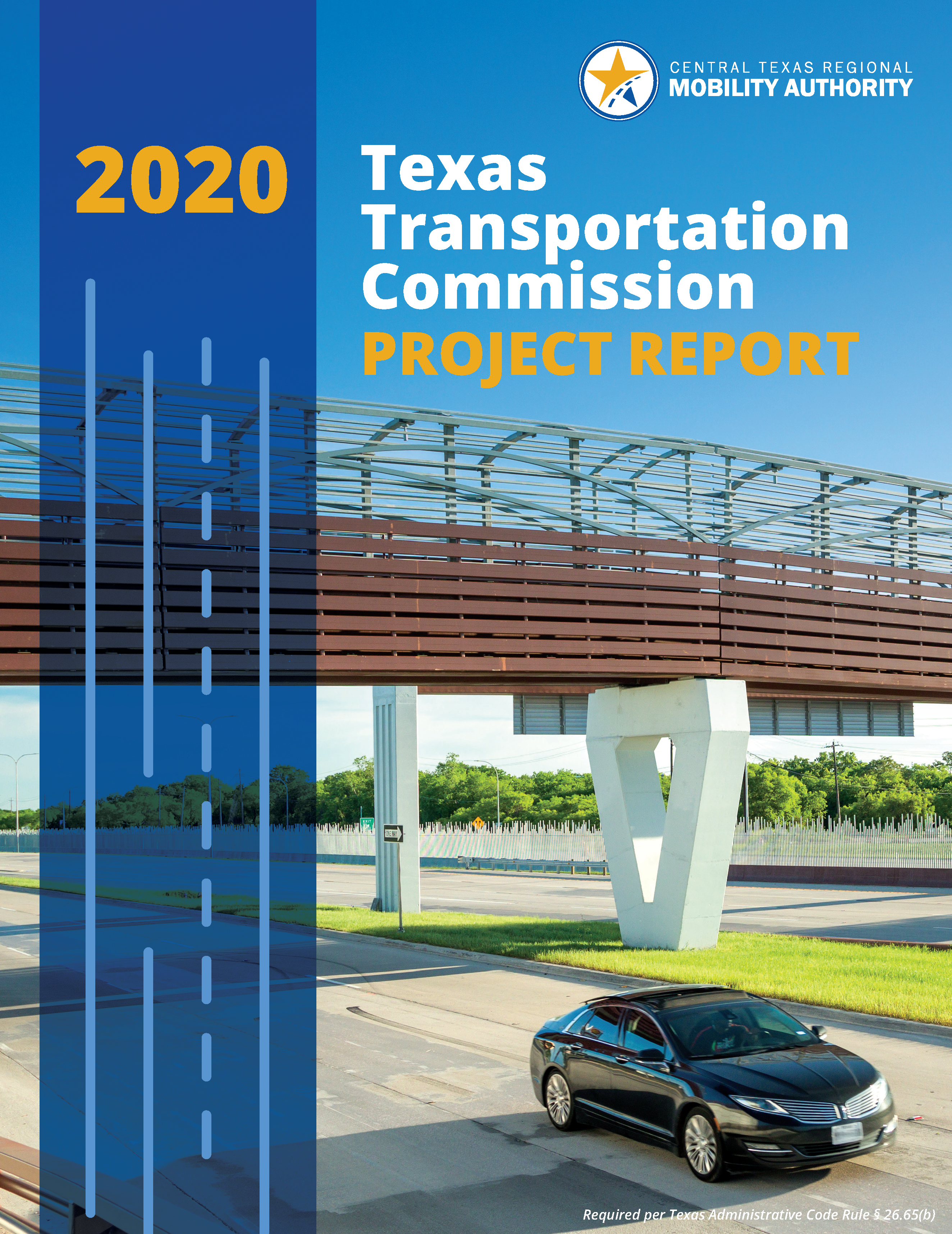 2020 Project Report to Texas Transportation Commission Cover
