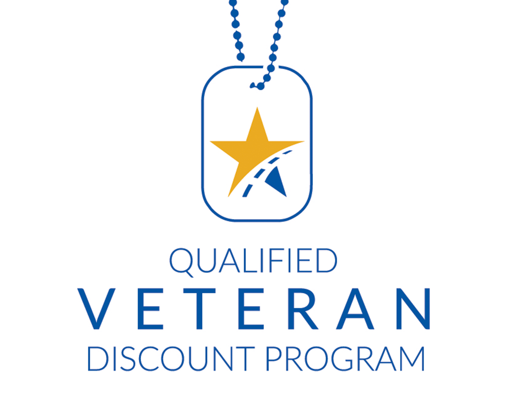 Qualified Veteran Discount Program logo
